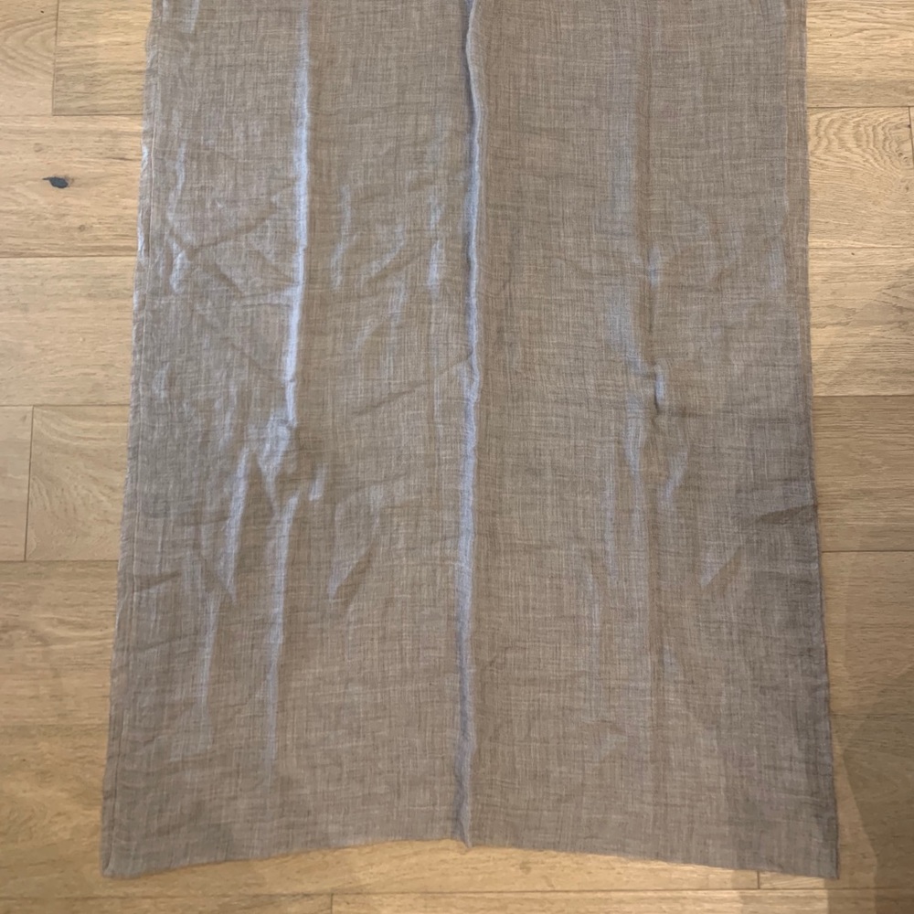 Gray Cashmere Scarf
